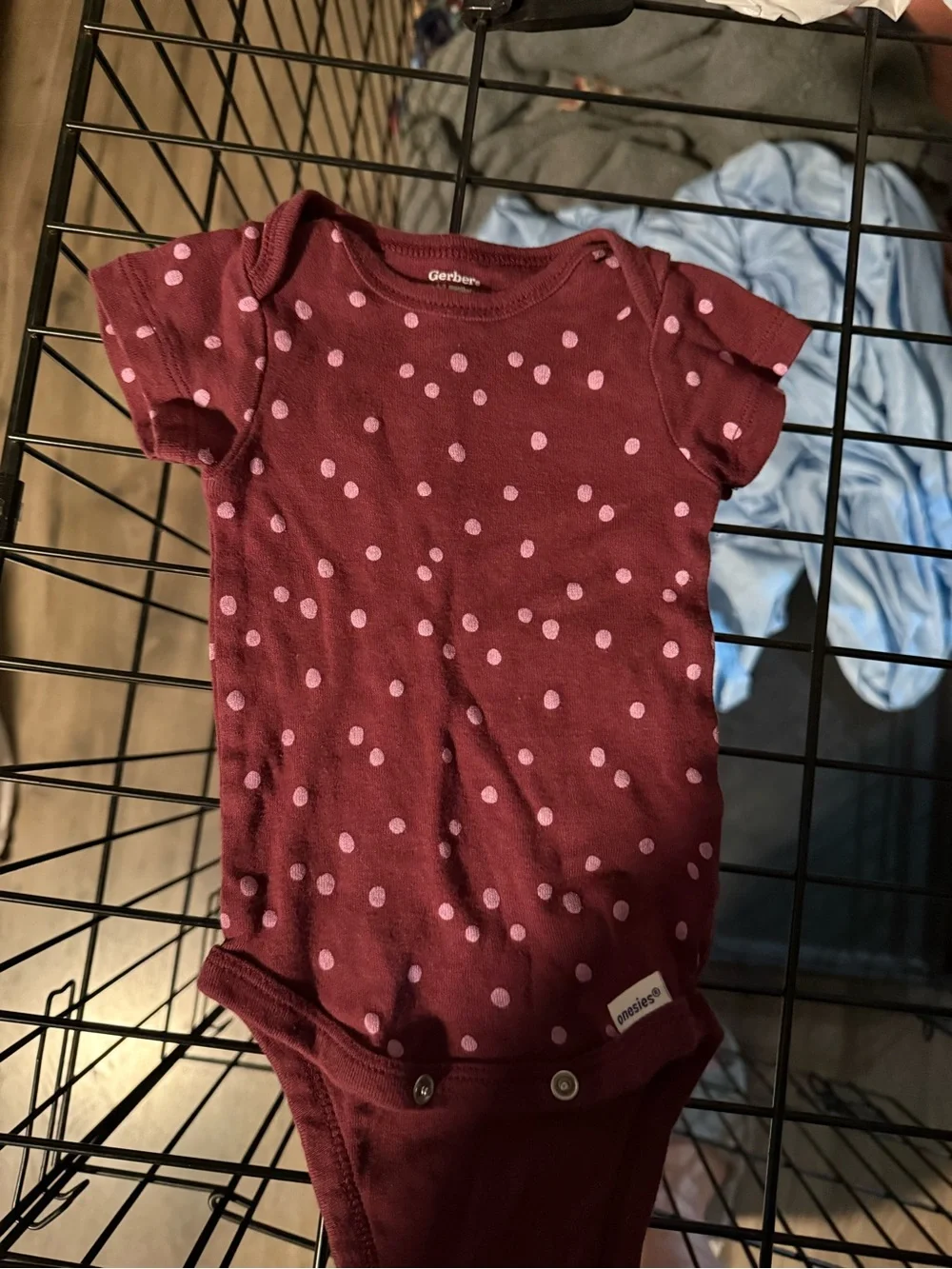Gerber Infant Onesie - Deep Plum